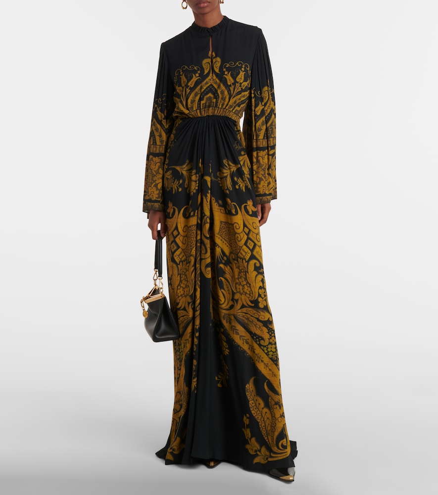 Etro Printed  jersey gown