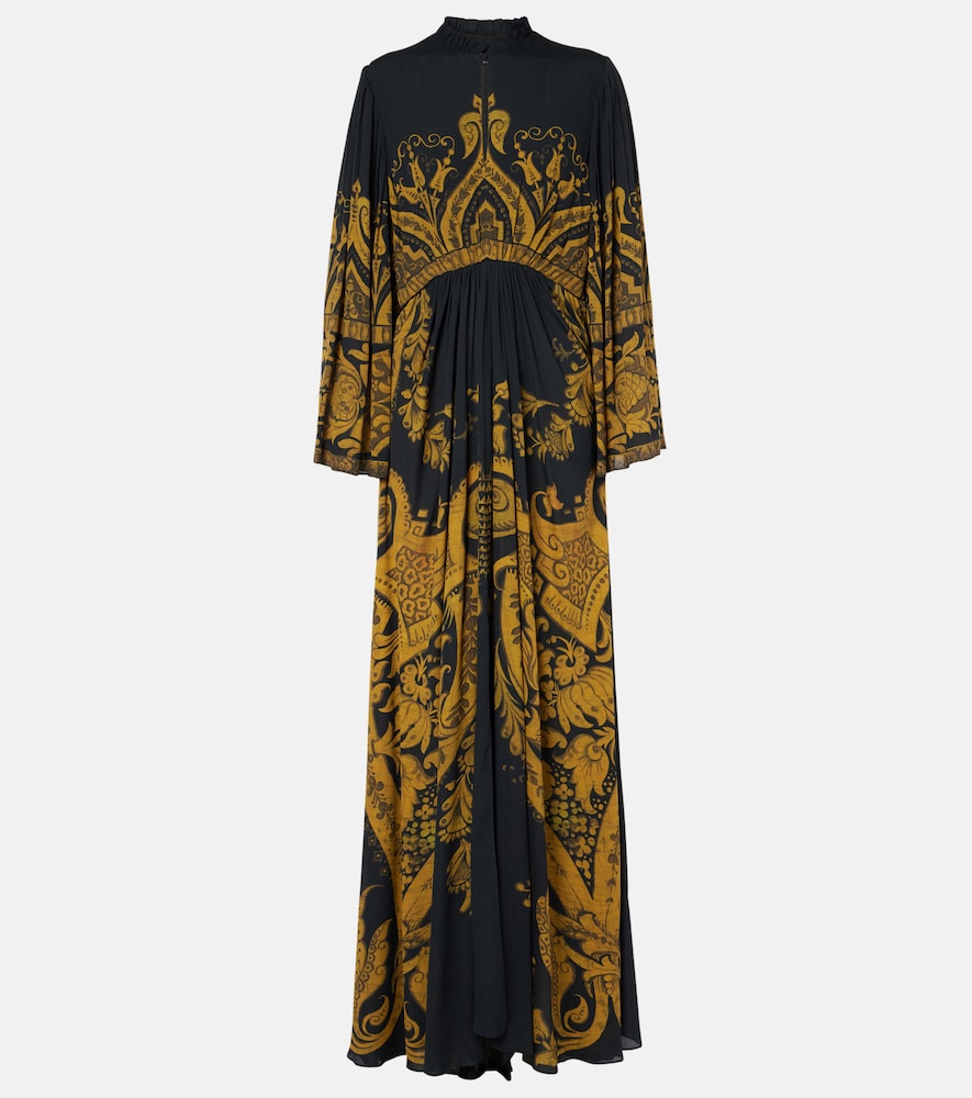 Etro Printed  jersey gown. Etro 印花针织礼服