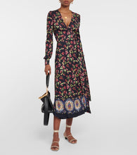 Etro Printed jersey wrap dress