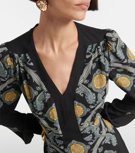 Etro Printed midi dress