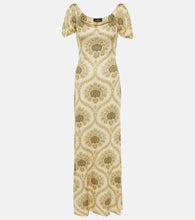 Etro Printed puff-sleeve gown. Etro 印花泡泡袖礼服