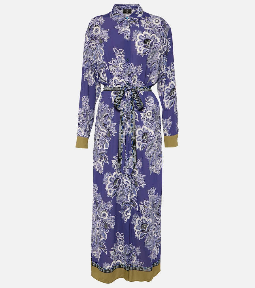 Etro Printed shirt midi dress. Etro 印花衬衫中长连衣裙