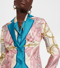 Etro Printed silk blazer