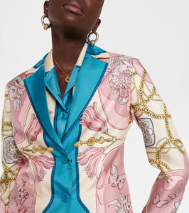 Etro Printed silk blazer