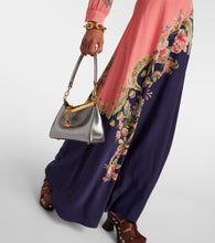 Etro Printed silk  de chine maxi skirt