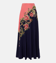 Etro Printed silk  de chine maxi skirt - Etro 印花真丝斜纹长裙