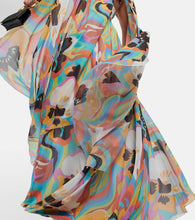 Etro Printed silk gown