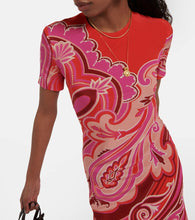 Etro Printed silk gown