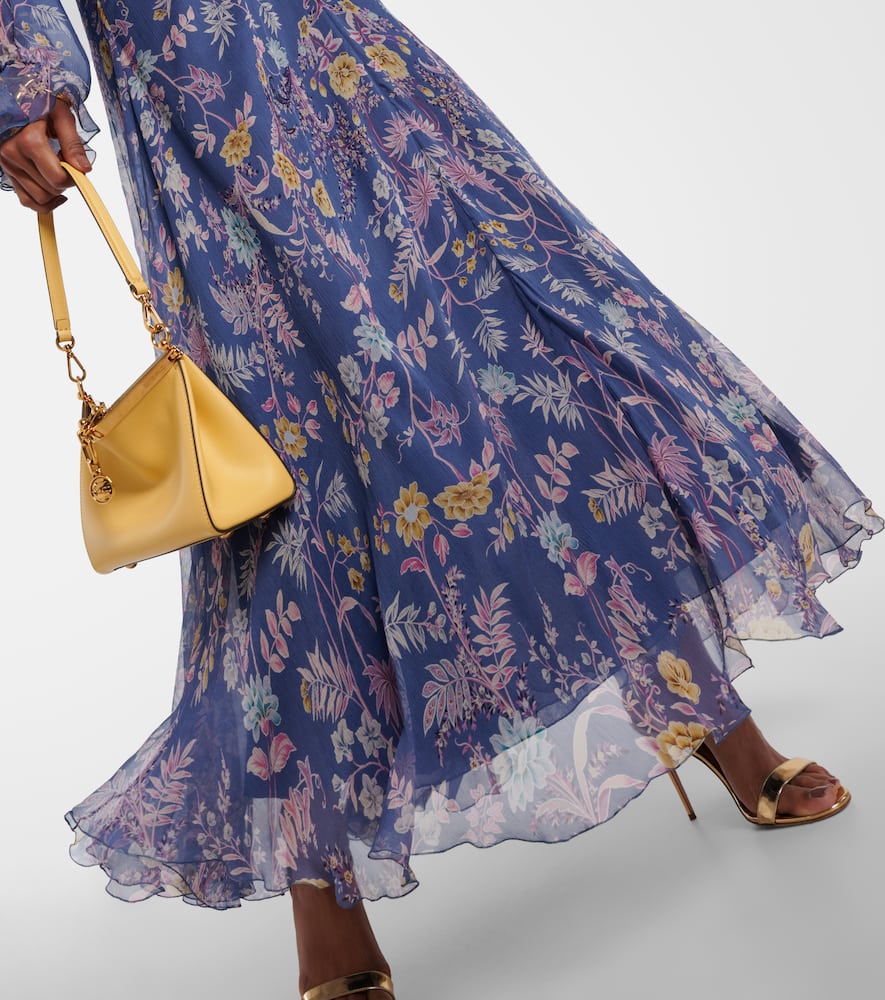 Etro Printed silk gown