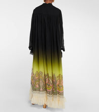Etro Printed silk maxi dress