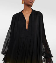 Etro Printed silk maxi dress