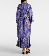 Etro Printed silk twill robe