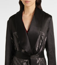 Etro Silk-blend belted coat