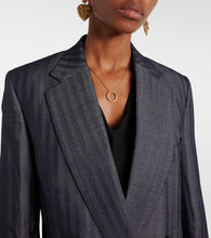 Etro Striped wool-blend blazer