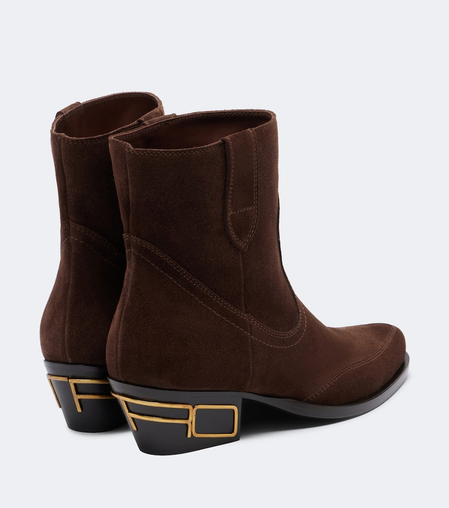 Etro Suede ankle boots