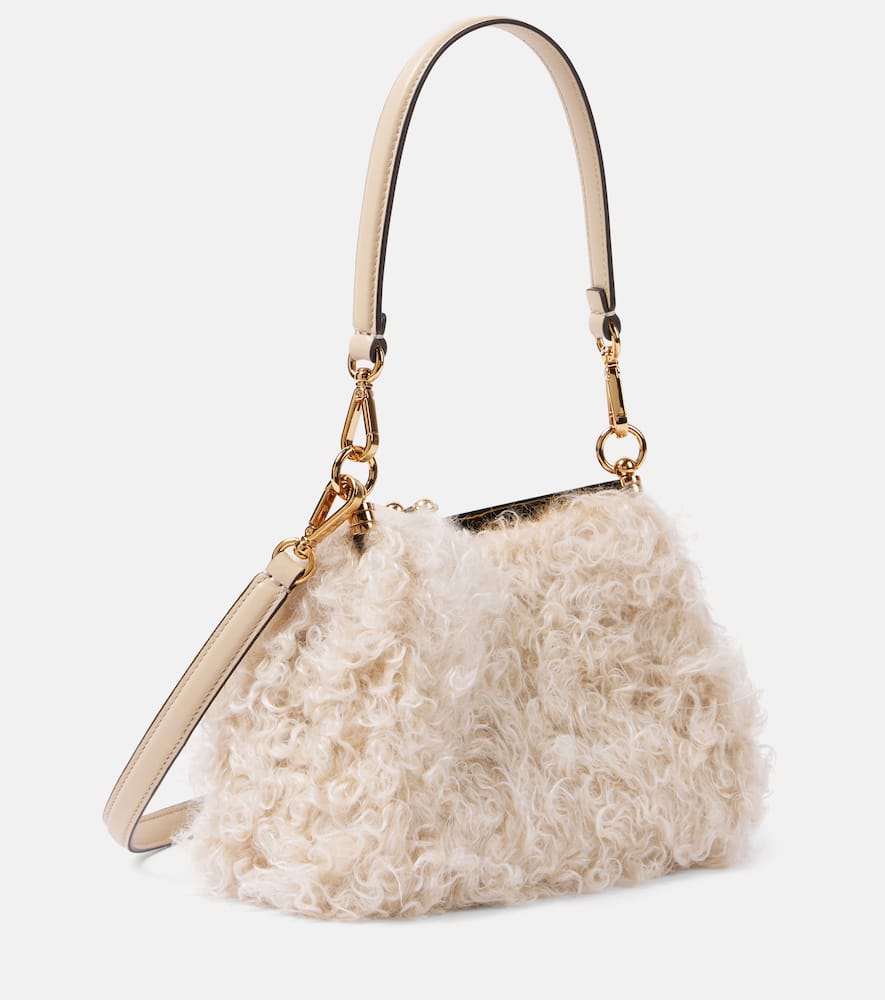 Etro Vela shearling shoulder bag