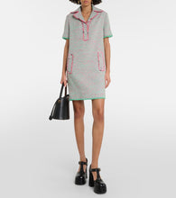 Etro Wool and cotton-blend tweed minidress