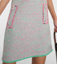 Etro Wool and cotton-blend tweed minidress