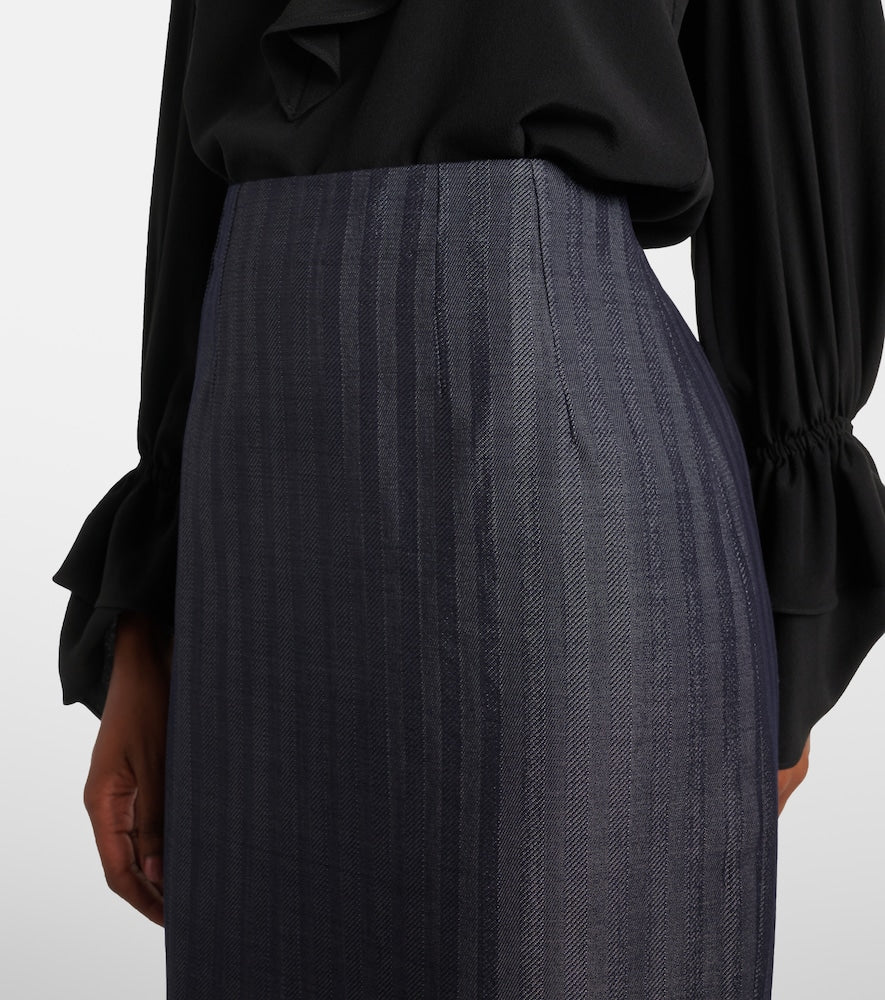 Etro Wool-blend pencil skirt