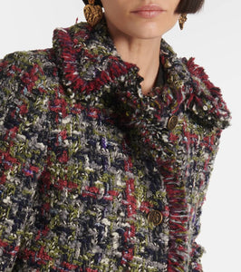 Etro Wool-blend tweed jacket