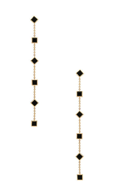 Ettika All in Earring in Metallic Gold