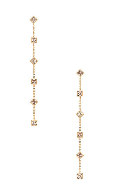 Ettika All in Earrings in Metallic Gold
