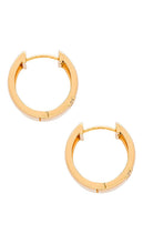 Ettika Capri Hoops in Metallic Gold