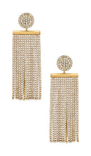 Ettika Crystal Dangle Earring in Metallic Gold