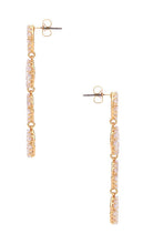 Ettika Crystal Drop Earring in Metallic Gold
