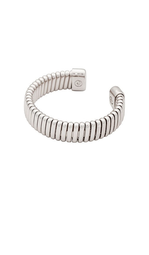 Ettika Cuff in Metallic Silver