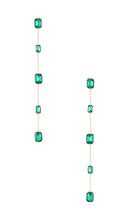 Ettika Drop Earrings in Green