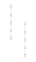 Ettika Drop Earrings in Metallic Silver