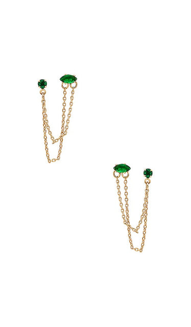 Ettika Earring in Green