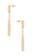 Ettika Luxe Earrings in Ivory