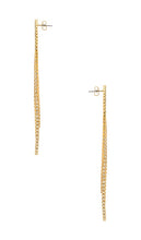 Ettika Melting Earrings in Metallic Gold