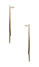 Ettika Midnight Rain Earrings in Metallic Gold