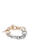 Ettika Olympia Bracelet in Metallic Gold,Metallic Silver