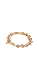 Ettika Petals Bracelet in Metallic Gold
