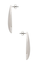 Ettika Tear Drop Earrings in Metallic Silver