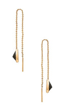 Ettika Threader Earrings in Metallic Gold