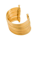 Ettika Tut Cuff in Metallic Gold