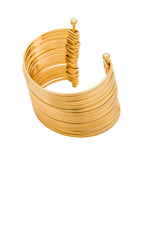 Ettika Tut Cuff in Metallic Gold