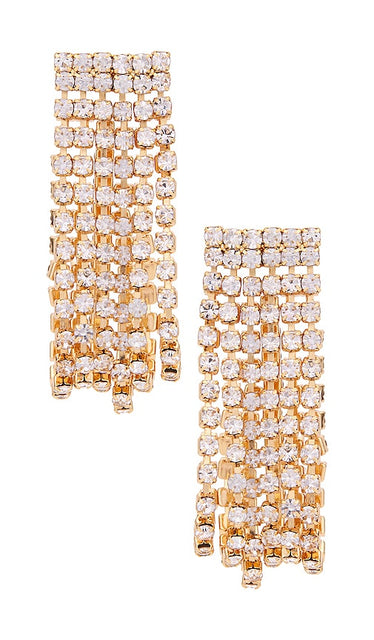 Ettika Wrap Statement Earring in Metallic Gold
