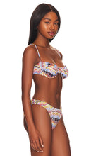 F E L L A Apollo Bikini Top in Blue