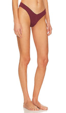 F E L L A Chad Bikini Bottom in Burgundy