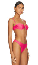 F E L L A Gabriel Bikini Top in Fuchsia