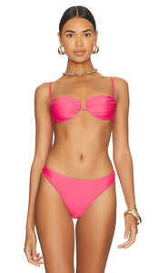 F E L L A Gabriel Bikini Top in Fuchsia - Haut de bikini F E L L A Gabriel en fuchsia - F E L L A Gabriel 紫红色比基尼上衣 - F E L L A Gabriel Bikinioberteil in Fuchsia - F E L L A Gabriel 비키니 탑 - F E L L A Gabriel Top bikini in fucsia