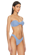 F E L L A Hunter Bikini Top in Baby Blue