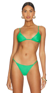 F E L L A Iris Bikini Top in Green - Haut de bikini F E L L A Iris en vert - F E L A Iris 绿色比基尼上衣 - F E L L A Iris Bikinioberteil in Grün - F E L L A Iris 비키니 탑 - F E L L A Top bikini Iris in verde