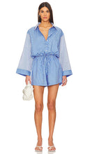 FAITHFULL THE BRAND Capaci Playsuit in Blue - FAITHFULL THE BRAND - Combishort Capaci en bleu - FAITHFULL THE BRAND Capaci 蓝色连身裤 - FAITHFULL THE BRAND Capaci Playsuit in Blau - FAITHFULL THE BRAND Capaci 플레이수트 블루 색상 - FEDELI AL MARCHIO Capaci Tutina in Blu